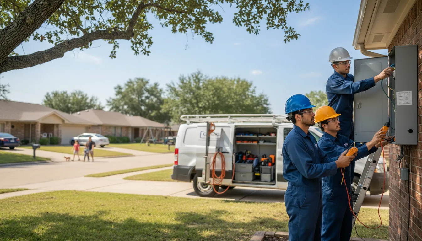 Certified electrician providing emergency electrical services in Hasty, CO